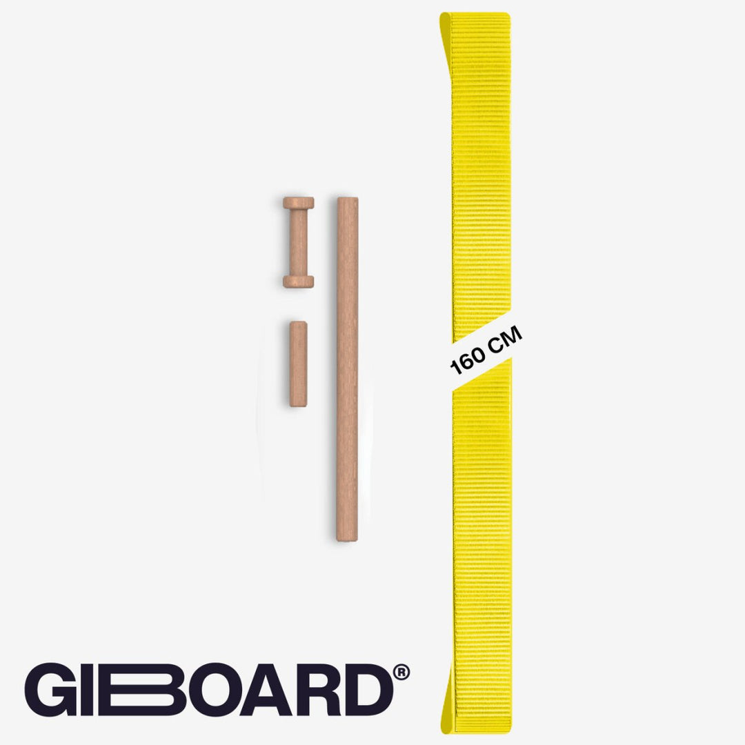 GIBOARD WEBBING - PURE YELLOW - Gibbon Slacklinesslackline #gibbonslacklines