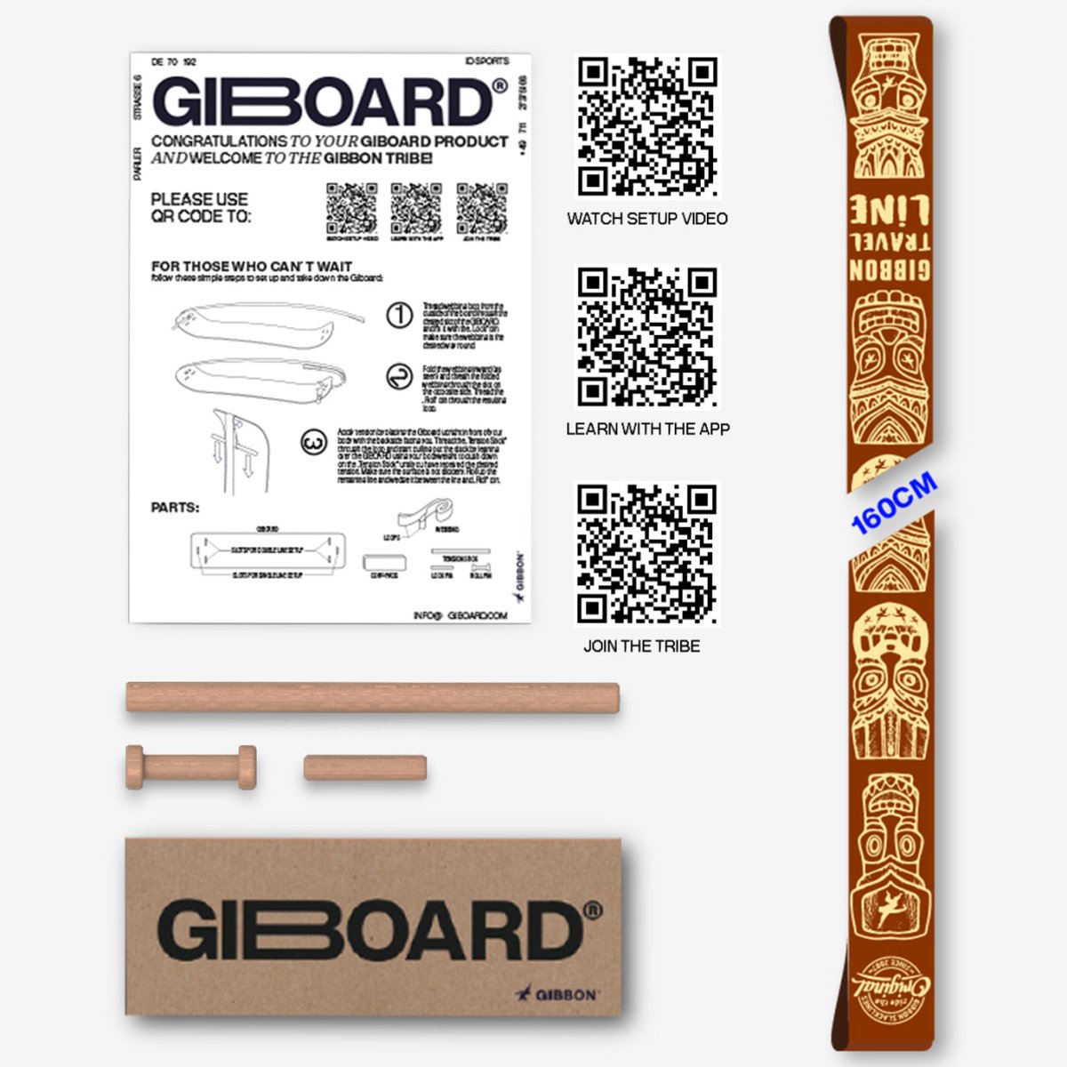 GIBOARD WEBBING - TRAVEL