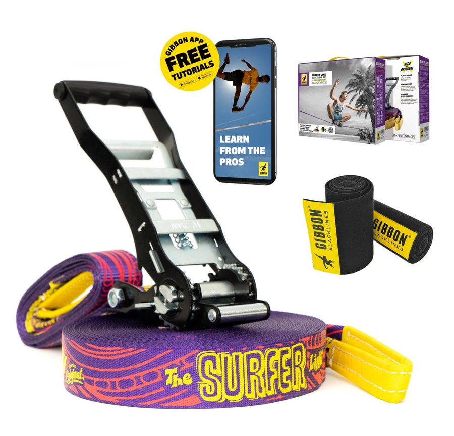 SURFERLINE TREEWEAR SET - Gibbon Slacklinesslackline #gibbonslacklines